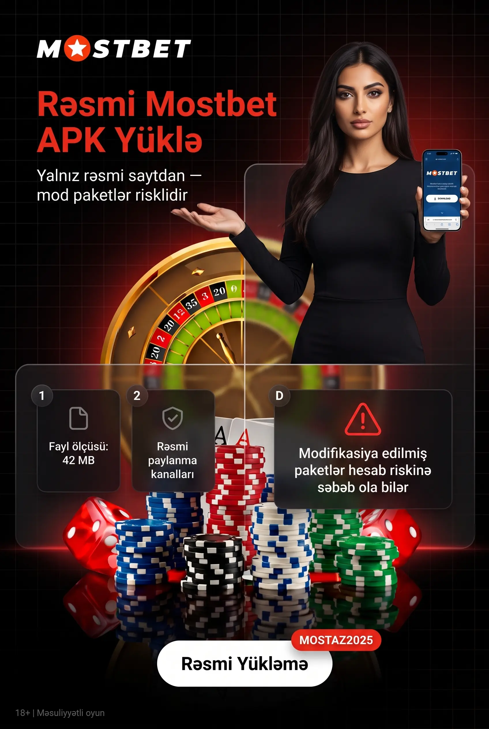 Rəsmi Mostbet APK yükləmə