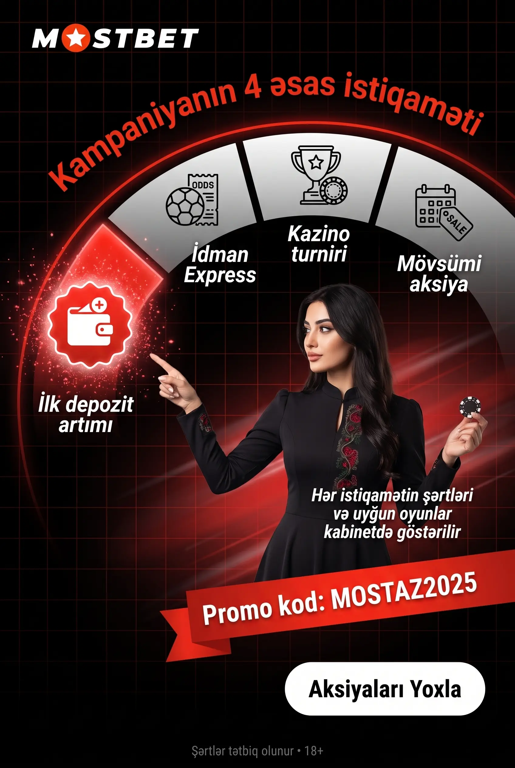 Mostbet kampaniya növləri