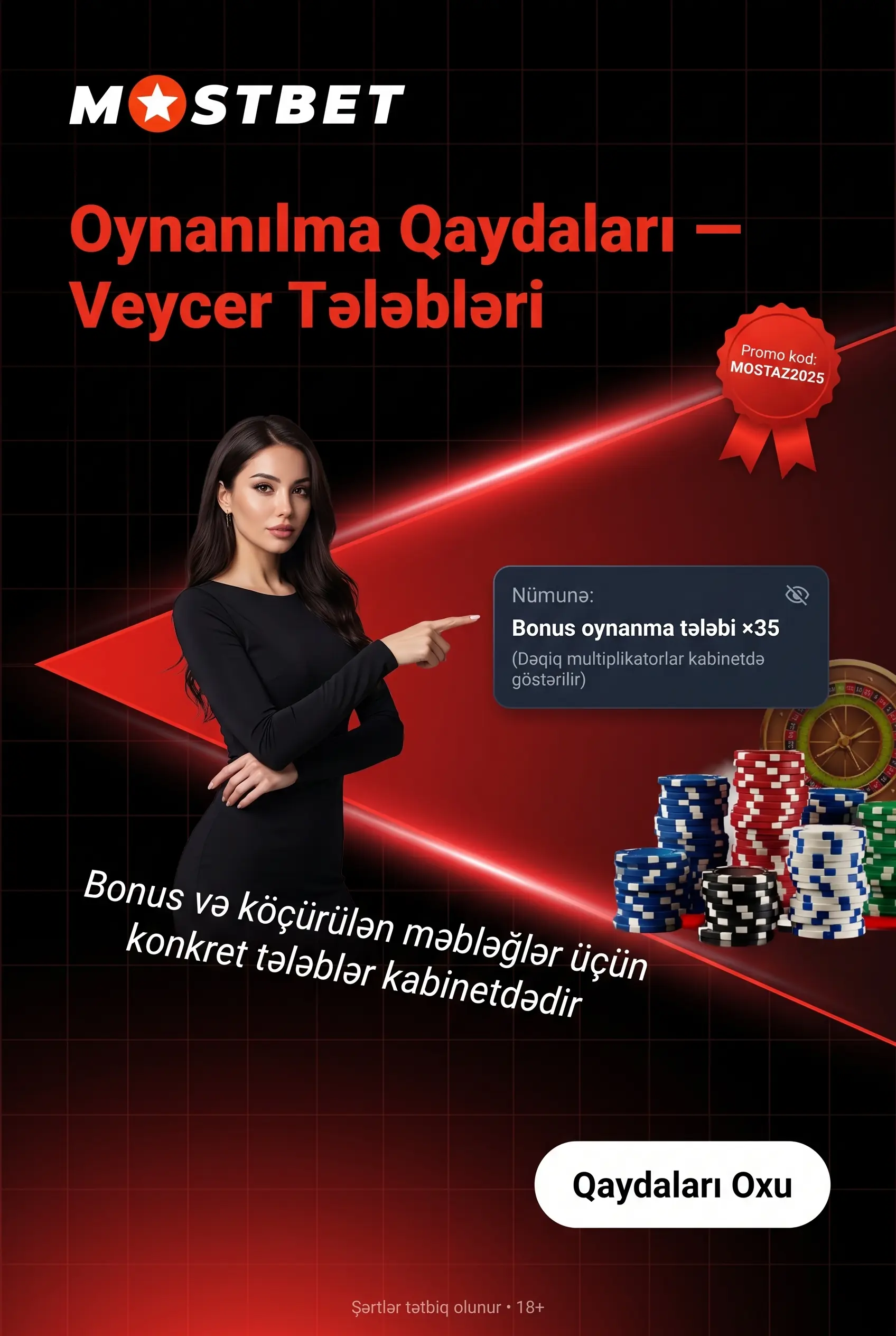 Mostbet oynanılma qaydaları
