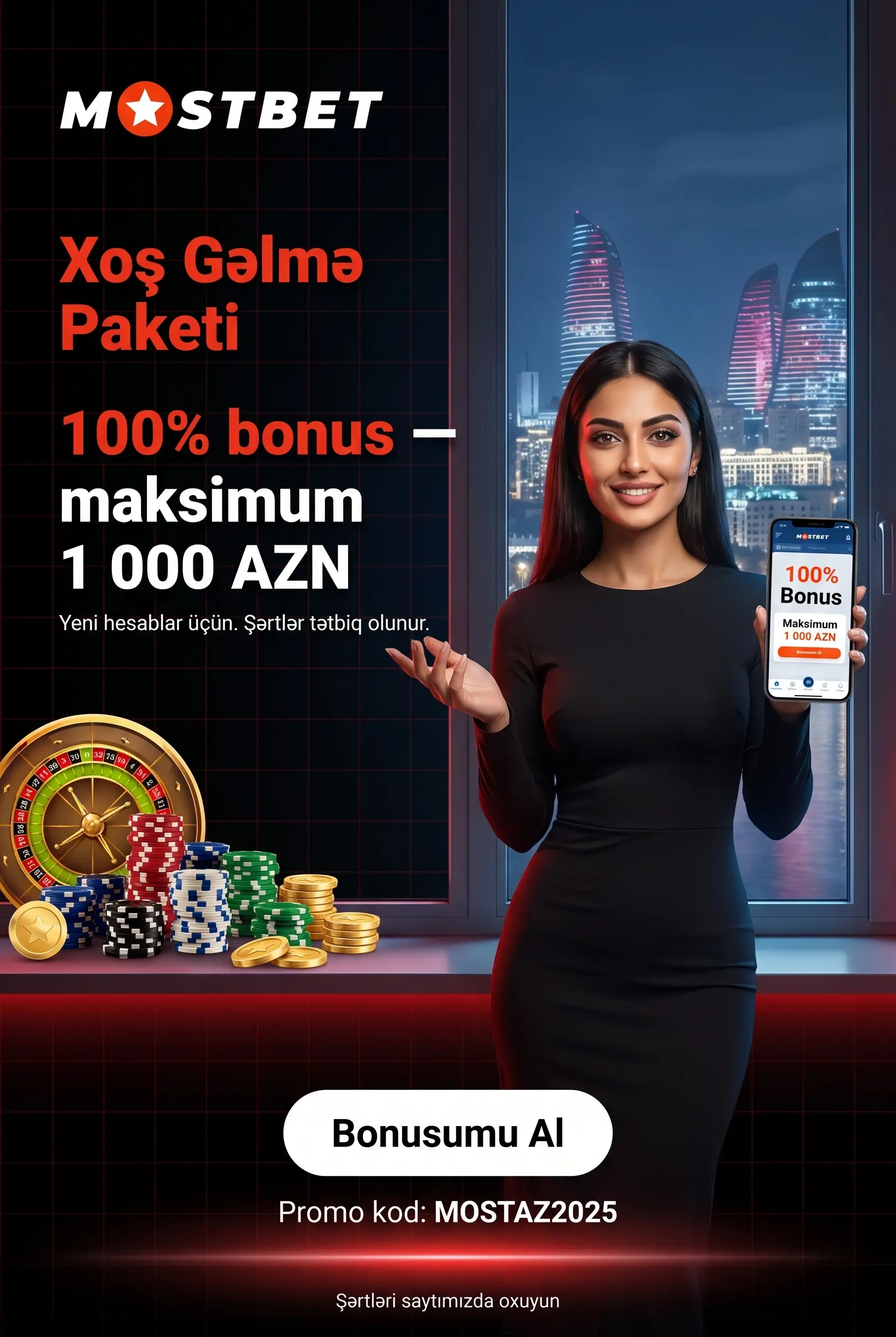 Mostbet welcome mükafatı elanı