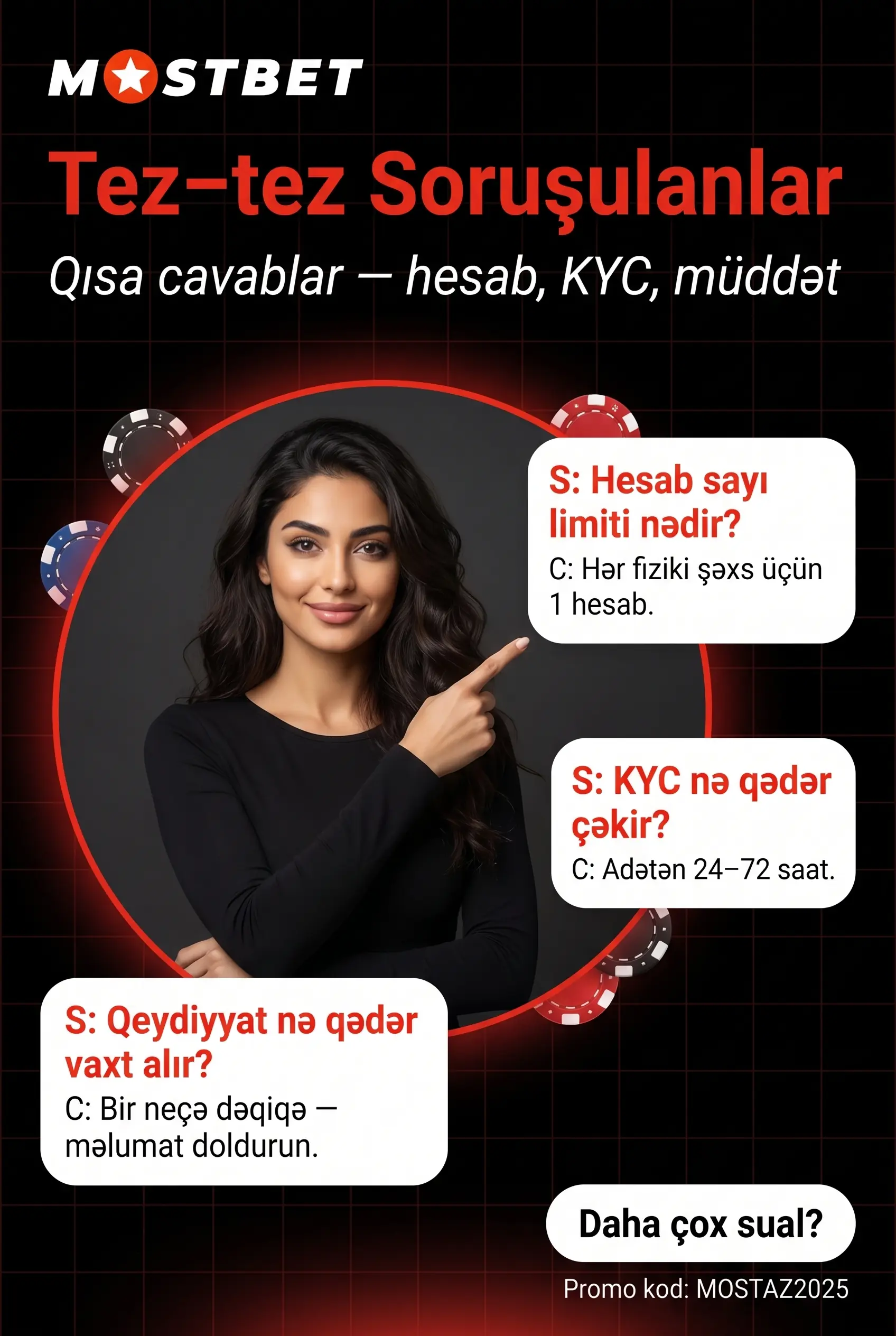 Mostbet hesab açma FAQ